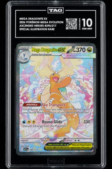 TAG 10 Mega Dragonite ex Special Illustration Rare graded Pokemon card